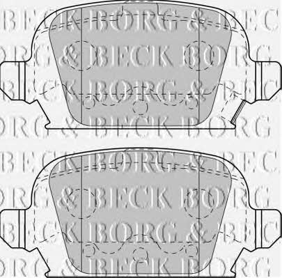 Borg & beck BBP1774 Brake Pad Set, disc brake BBP1774