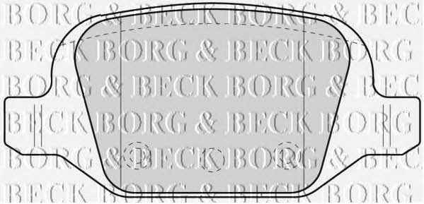 Borg & beck BBP1775 Brake Pad Set, disc brake BBP1775