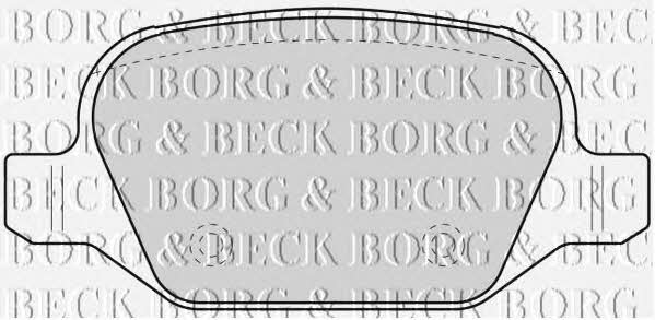 Borg & beck BBP1776 Brake Pad Set, disc brake BBP1776