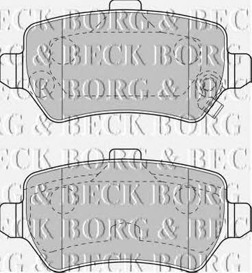 Borg & beck BBP1777 Brake Pad Set, disc brake BBP1777