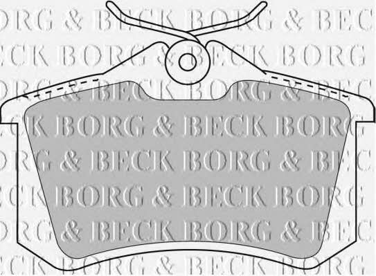 Borg & beck BBP1778 Brake Pad Set, disc brake BBP1778