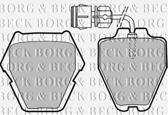 Borg & beck BBP1780 Brake Pad Set, disc brake BBP1780