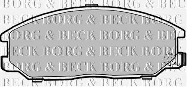 Borg & beck BBP1786 Brake Pad Set, disc brake BBP1786