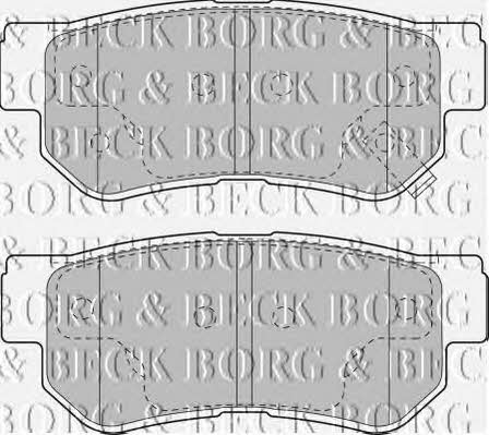 Borg & beck BBP1787 Brake Pad Set, disc brake BBP1787