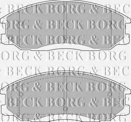 Borg & beck BBP1789 Brake Pad Set, disc brake BBP1789