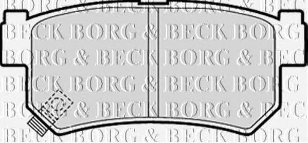 Borg & beck BBP1790 Brake Pad Set, disc brake BBP1790