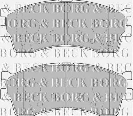 Borg & beck BBP1792 Brake Pad Set, disc brake BBP1792