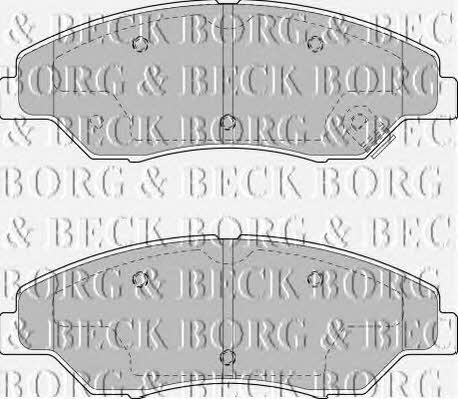 Borg & beck BBP1795 Brake Pad Set, disc brake BBP1795