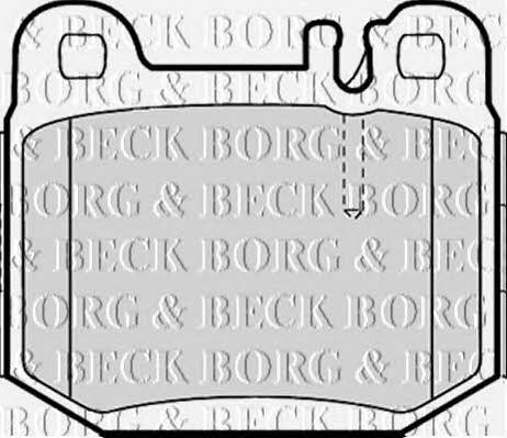 Borg & beck BBP1799 Brake Pad Set, disc brake BBP1799