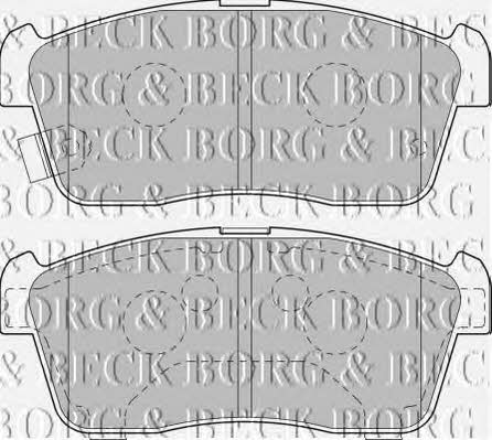 Borg & beck BBP1801 Brake Pad Set, disc brake BBP1801