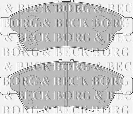 Borg & beck BBP1802 Brake Pad Set, disc brake BBP1802