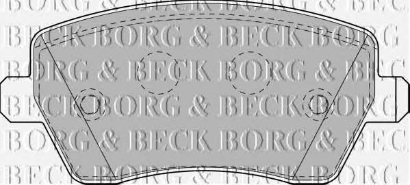 Borg & beck BBP1807 Brake Pad Set, disc brake BBP1807