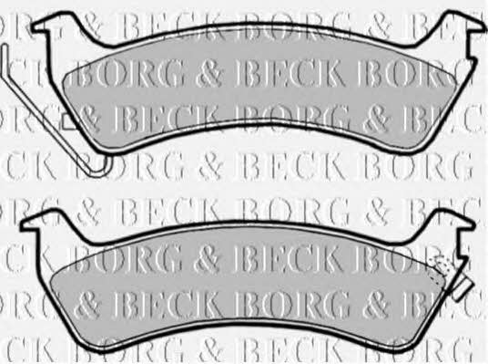Borg & beck BBP1809 Brake Pad Set, disc brake BBP1809