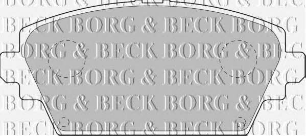 Borg & beck BBP1811 Brake Pad Set, disc brake BBP1811