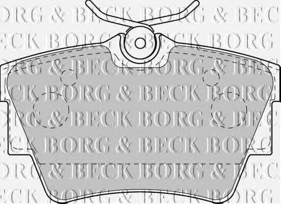 Borg & beck BBP1813 Brake Pad Set, disc brake BBP1813