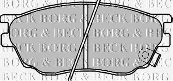 Borg & beck BBP1814 Brake Pad Set, disc brake BBP1814