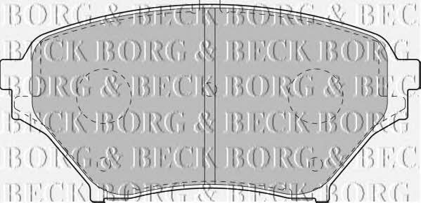 Borg & beck BBP1817 Brake Pad Set, disc brake BBP1817