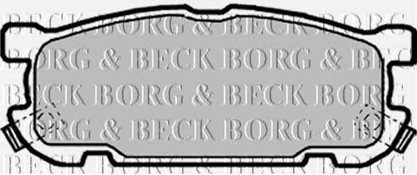 Borg & beck BBP1818 Brake Pad Set, disc brake BBP1818