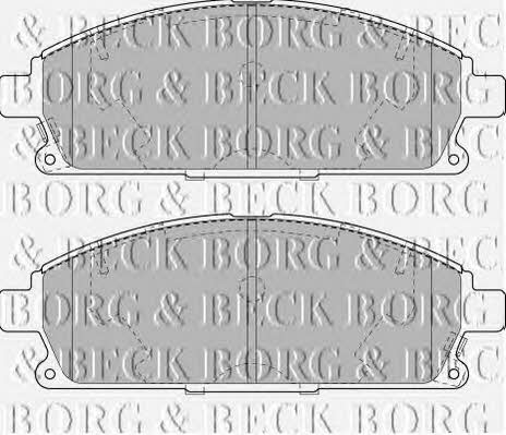 Borg & beck BBP1820 Brake Pad Set, disc brake BBP1820