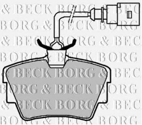 Borg & beck BBP1822 Brake Pad Set, disc brake BBP1822
