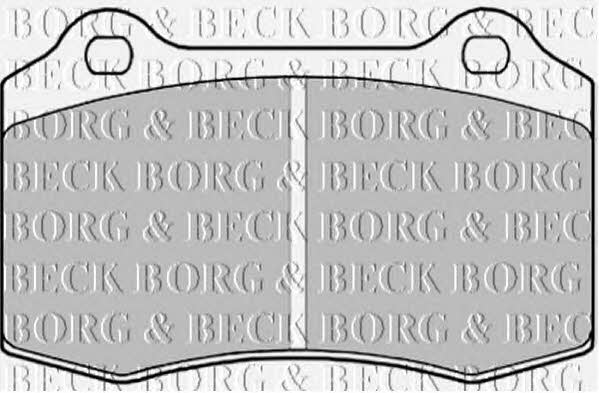 Borg & beck BBP1823 Brake Pad Set, disc brake BBP1823