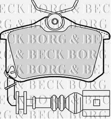 Borg & beck BBP1824 Brake Pad Set, disc brake BBP1824