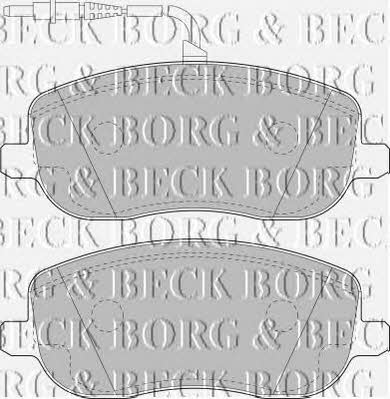 Borg & beck BBP1826 Brake Pad Set, disc brake BBP1826