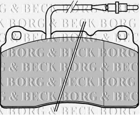 Borg & beck BBP1829 Brake Pad Set, disc brake BBP1829