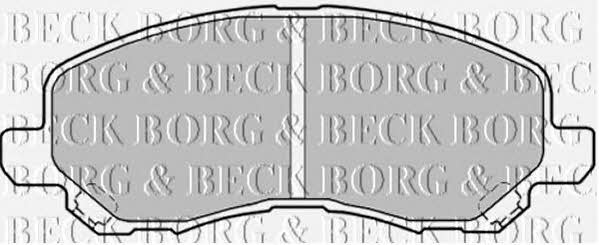 Borg & beck BBP1831 Brake Pad Set, disc brake BBP1831