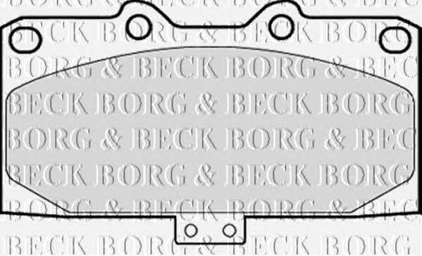 Borg & beck BBP1832 Brake Pad Set, disc brake BBP1832