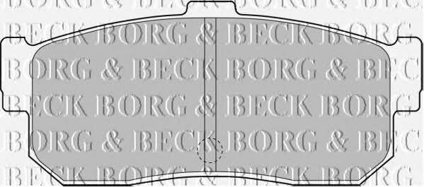 Borg & beck BBP1834 Brake Pad Set, disc brake BBP1834