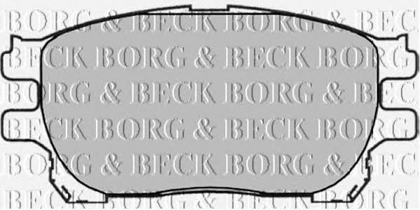 Borg & beck BBP1836 Brake Pad Set, disc brake BBP1836