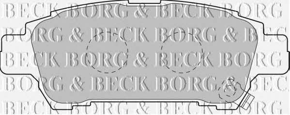 Borg & beck BBP1838 Brake Pad Set, disc brake BBP1838