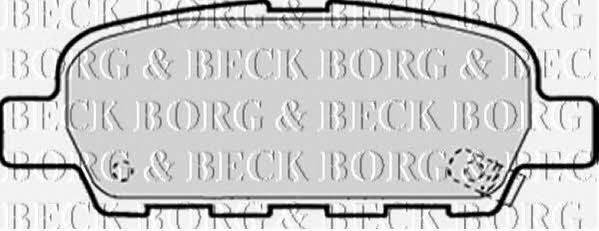 Borg & beck BBP1839 Brake Pad Set, disc brake BBP1839