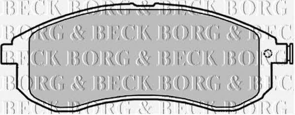Borg & beck BBP1840 Brake Pad Set, disc brake BBP1840