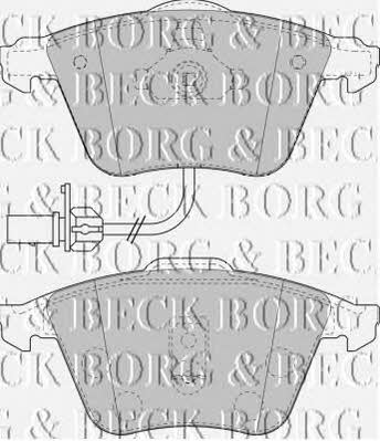 Borg & beck BBP1841 Brake Pad Set, disc brake BBP1841