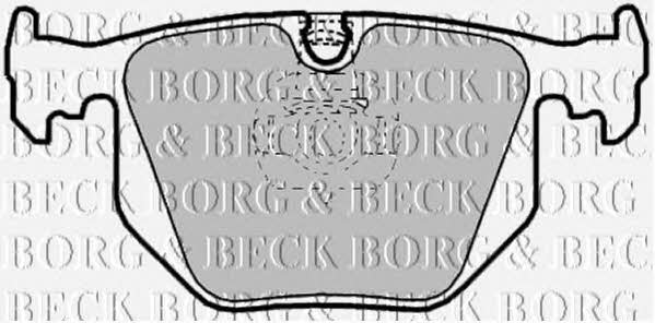 Borg & beck BBP1844 Brake Pad Set, disc brake BBP1844