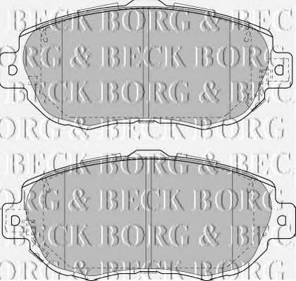 Borg & beck BBP1848 Brake Pad Set, disc brake BBP1848