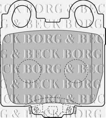 Borg & beck BBP1849 Brake Pad Set, disc brake BBP1849