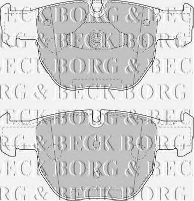 Borg & beck BBP1853 Brake Pad Set, disc brake BBP1853