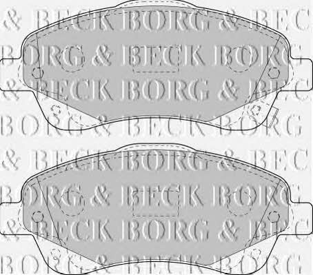 Borg & beck BBP1854 Brake Pad Set, disc brake BBP1854