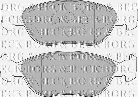 Borg & beck BBP1859 Brake Pad Set, disc brake BBP1859