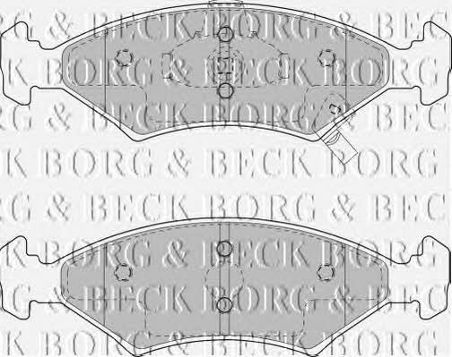 Borg & beck BBP1865 Brake Pad Set, disc brake BBP1865