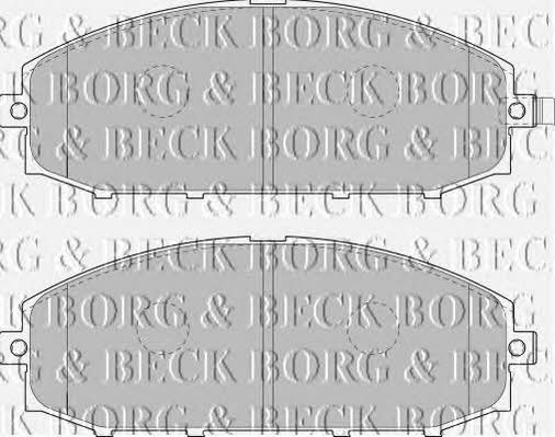 Borg & beck BBP1866 Brake Pad Set, disc brake BBP1866