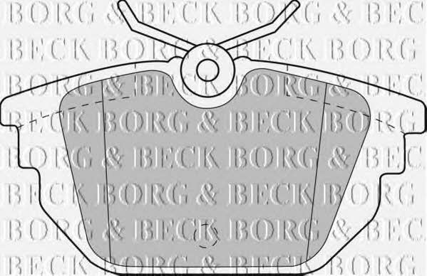 Borg & beck BBP1867 Brake Pad Set, disc brake BBP1867