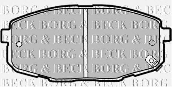 Borg & beck BBP1868 Brake Pad Set, disc brake BBP1868