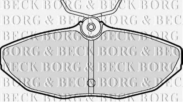 Borg & beck BBP1870 Brake Pad Set, disc brake BBP1870