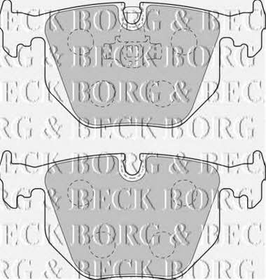 Borg & beck BBP1871 Brake Pad Set, disc brake BBP1871