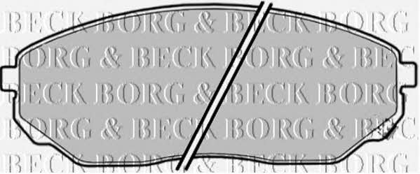 Borg & beck BBP1874 Brake Pad Set, disc brake BBP1874