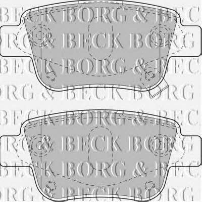 Borg & beck BBP1880 Brake Pad Set, disc brake BBP1880